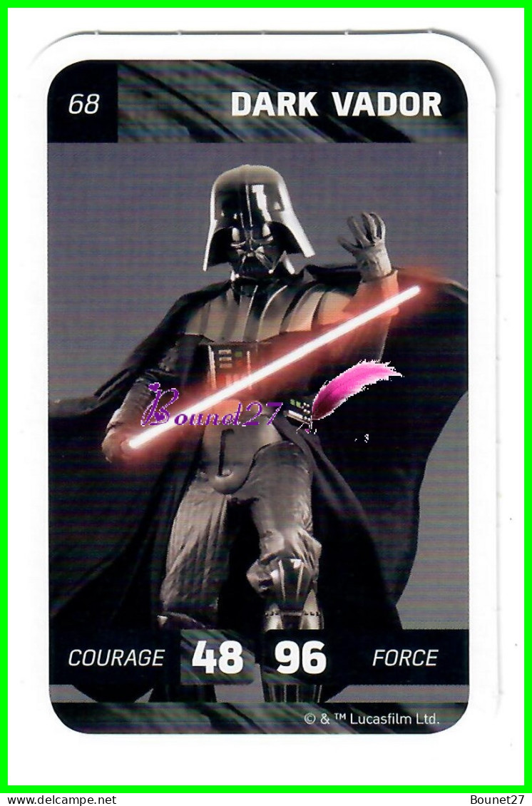 Carte Leclerc " STAR WARS " 2018 - N° 68 DARK VADOR - Star Wars