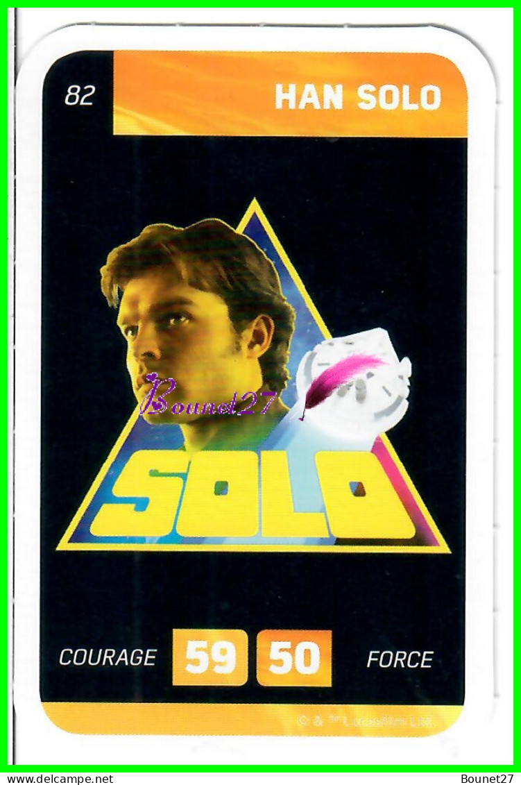 Carte Leclerc " STAR WARS " 2018 - N° 82 HAN SOLO - Star Wars