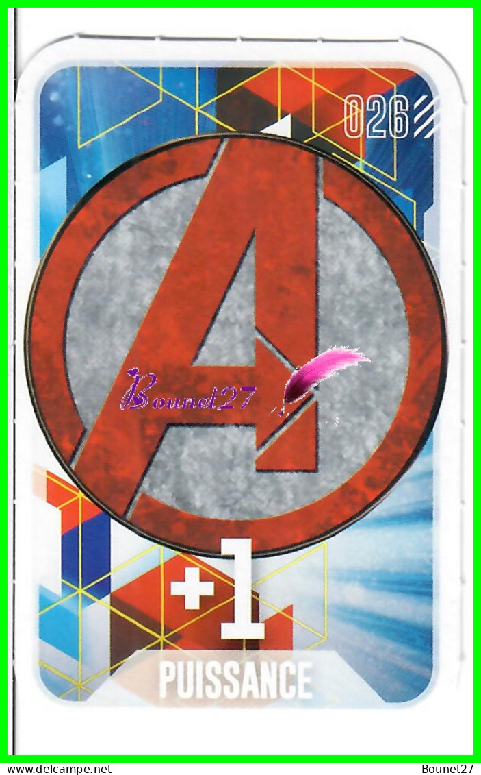Carte Leclerc " MARVEL " 2022 - N° 26 PUISSANCE +1 - Marvel
