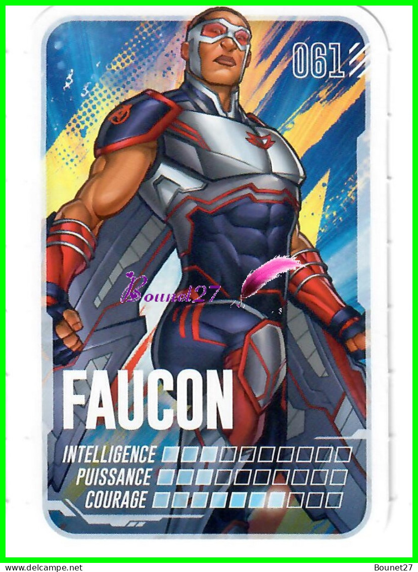 Carte Leclerc " MARVEL " 2022 - N° 61 FAUCON - Marvel