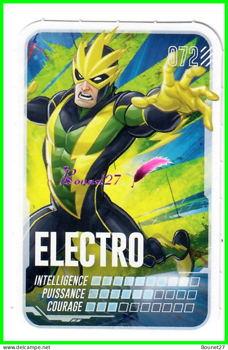 Carte Leclerc " MARVEL " 2022 - N° 72 ELECTRO - Marvel