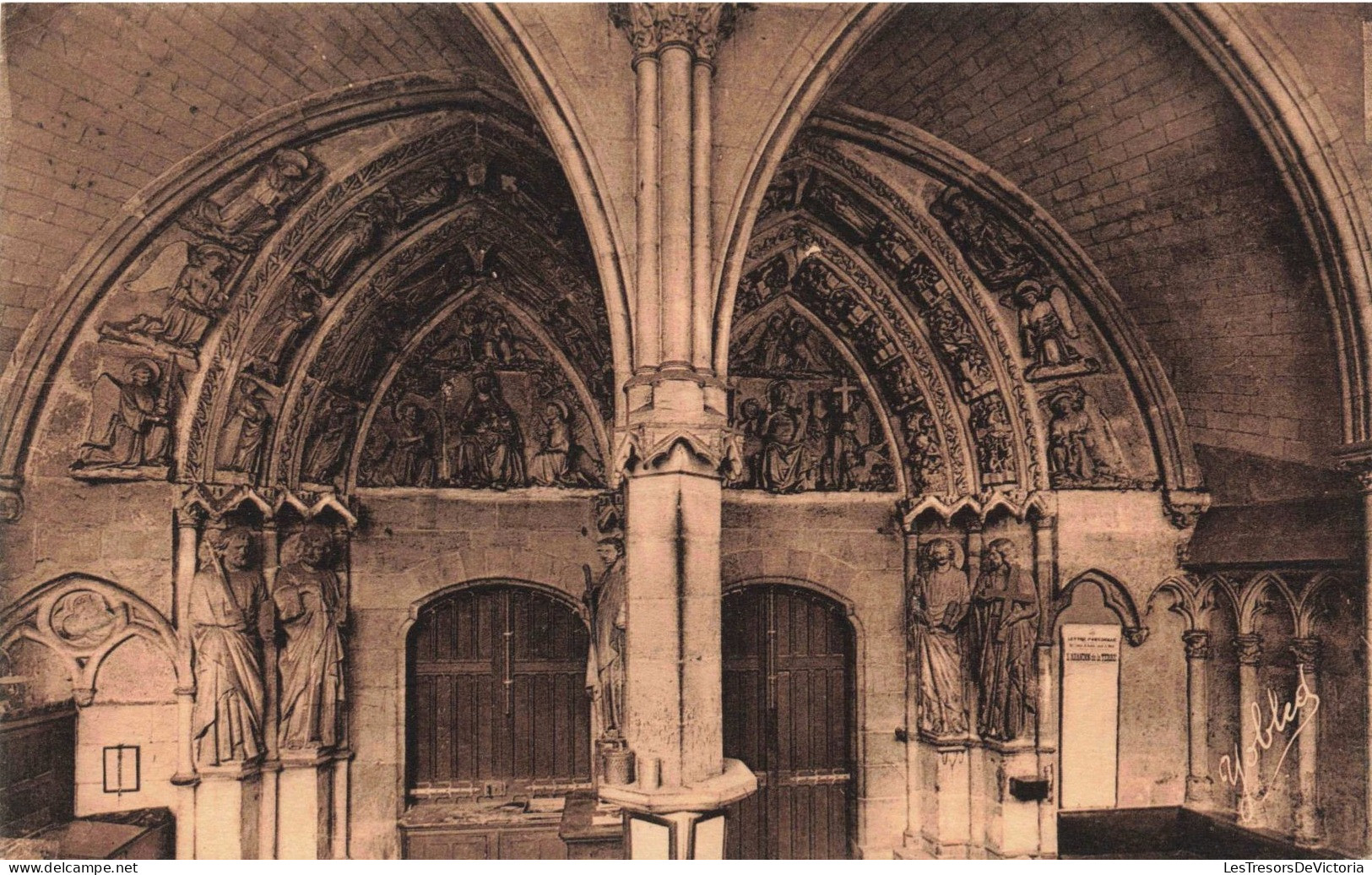 FRANCE - Bayonne - La Cathédrale - Intérieur De La Sacristie - Porte Typam - Carte Postale Ancienne - Bayonne