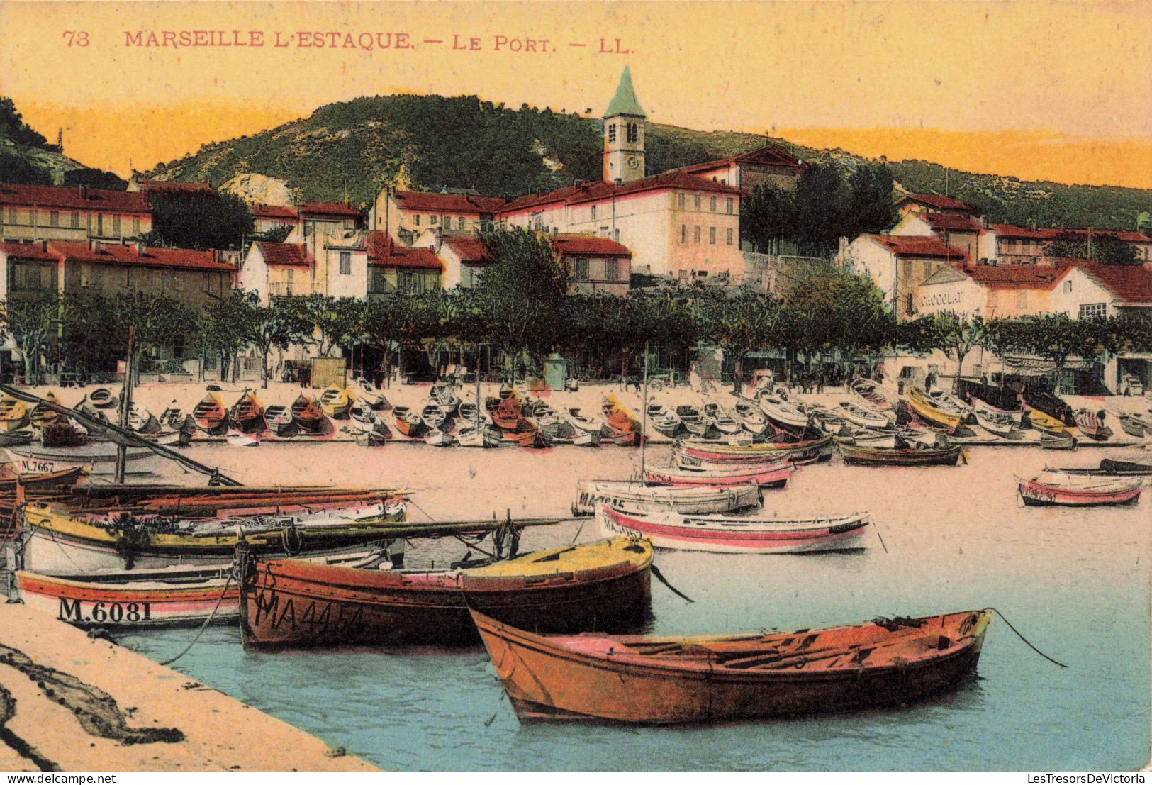 FRANCE - Marseille L'Estaque - Le Port - LL - Colorisé - Carte Postale Ancienne - L'Estaque