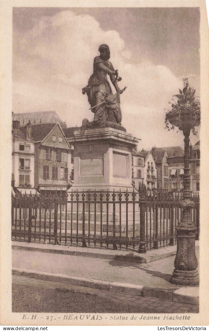 FRANCE - Beauvais - Statue De Jeanne Hachette - Carte Postale Ancienne - Beauvais