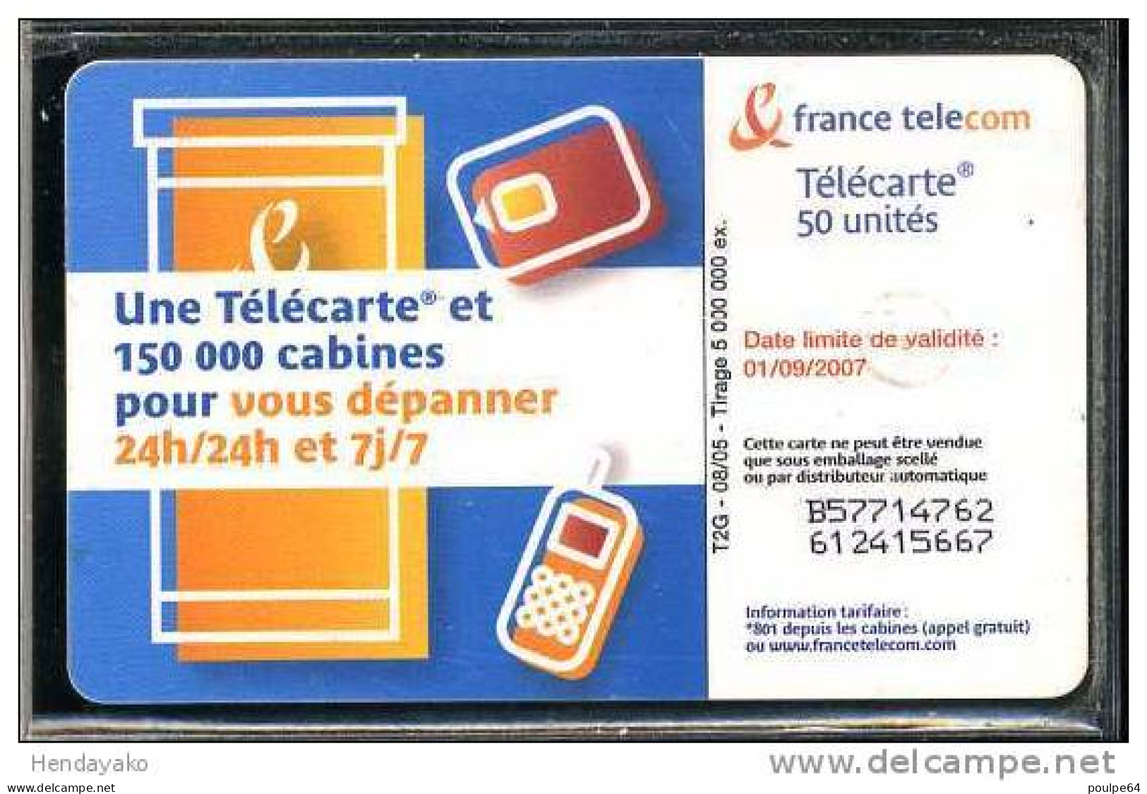 F1347   08/2005 MODE D’EMPLOI – COUPLE VERSO CAB ORANGE  50 GEM - 2005