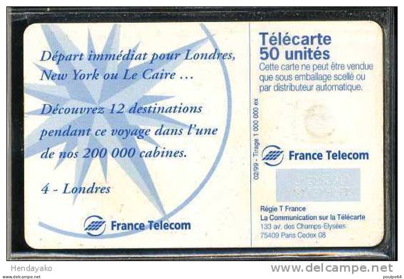 F0954  02/1999 LONDRES  50 SC7 - 1999