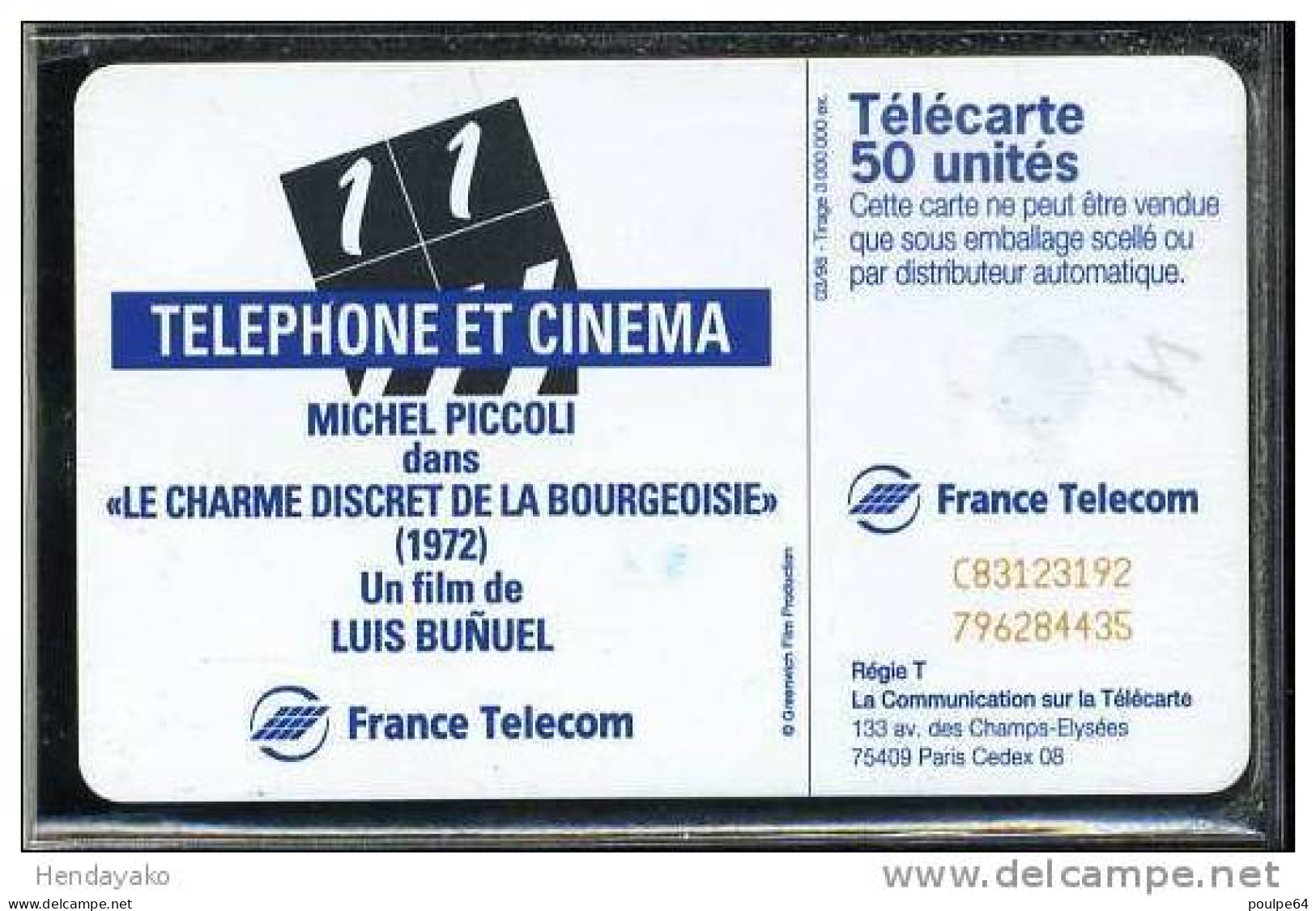 F0844   03/1998 TEL-CINÉ PICCOLI   50 SC7  T1G - 1998