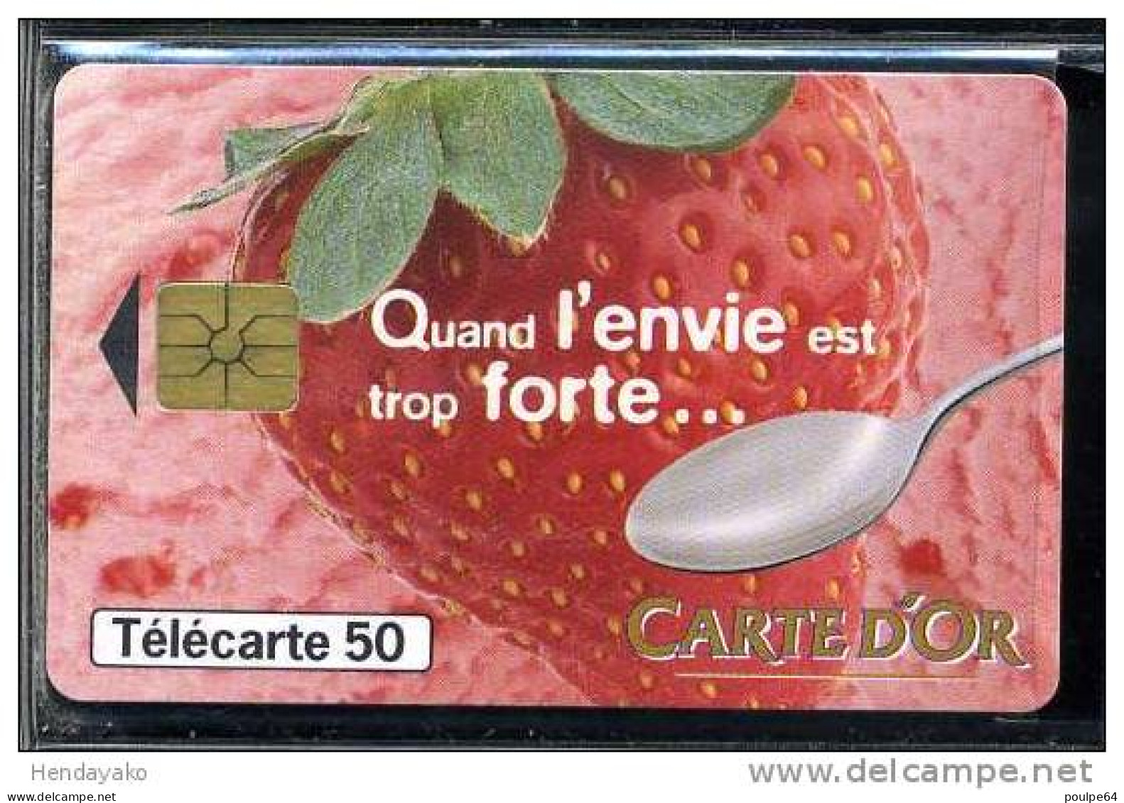 F0739  05/1997 CARTE D’OR FRAISE  50 GEM - 1997