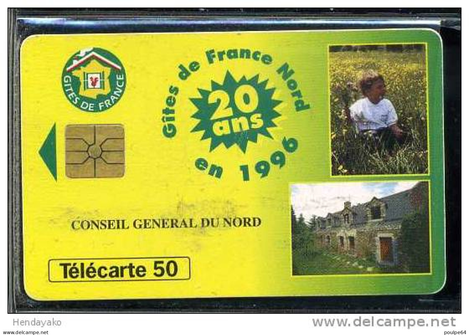 F0659  06/1996 GITES DE FRANCE NORD  50 GEM - 1996