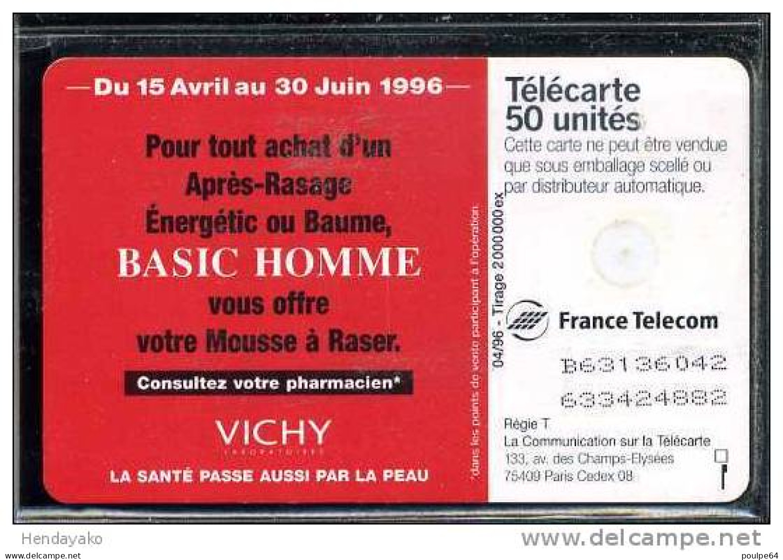 F0636  04/1996 BASIC HOMME   50 GEM - 1996