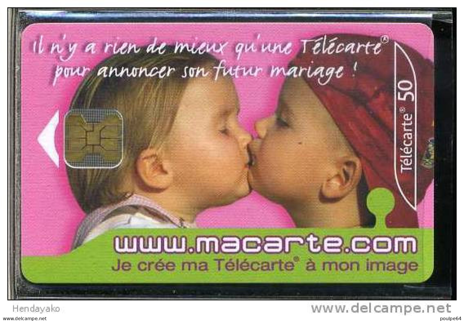 F1177B  10/2001 MACARTE.COM ROSE. FUTUR MARIAGE  50 OB2 - 2001