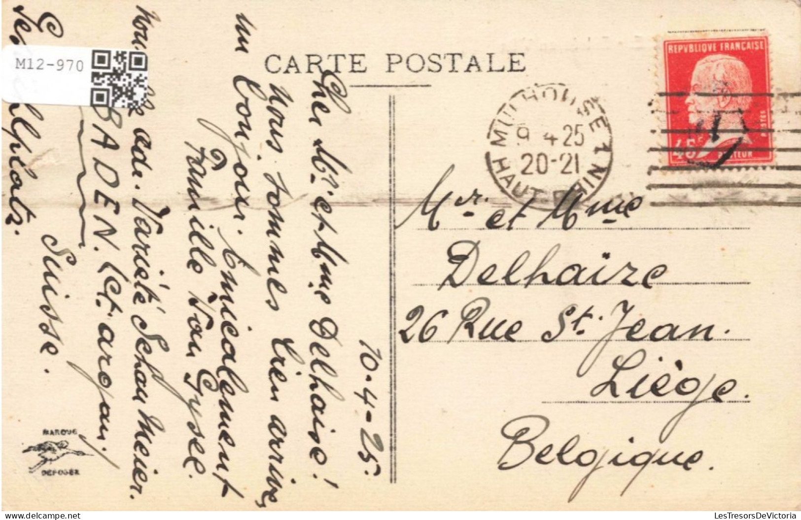 FRANCE - Mulhouse - Entrée En Ville - Colorisé - Carte Postale Ancienne - Mulhouse