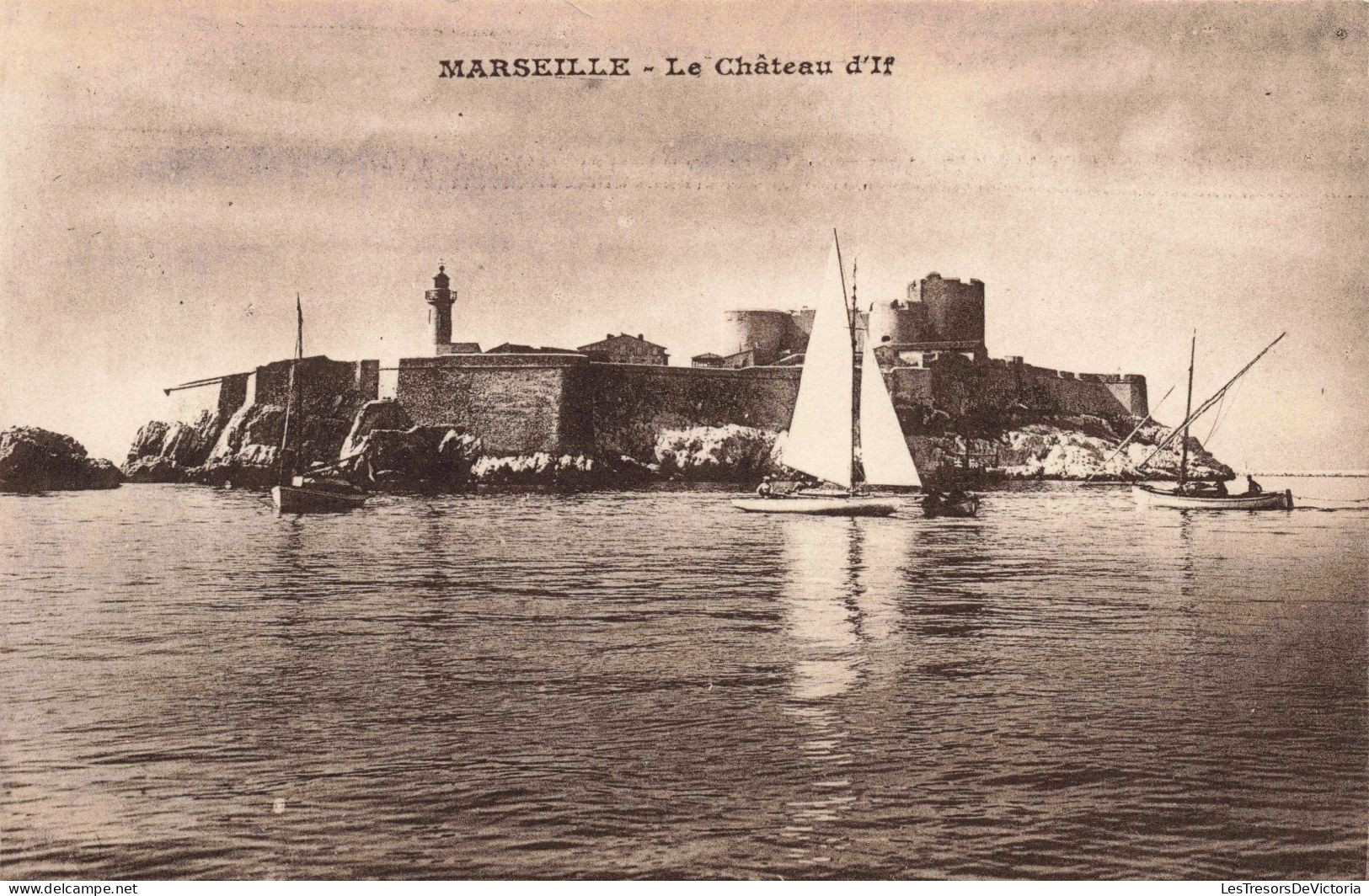 FRANCE - Marseille - Le Château D'If - Carte Postale Ancienne - Festung (Château D'If), Frioul, Inseln...