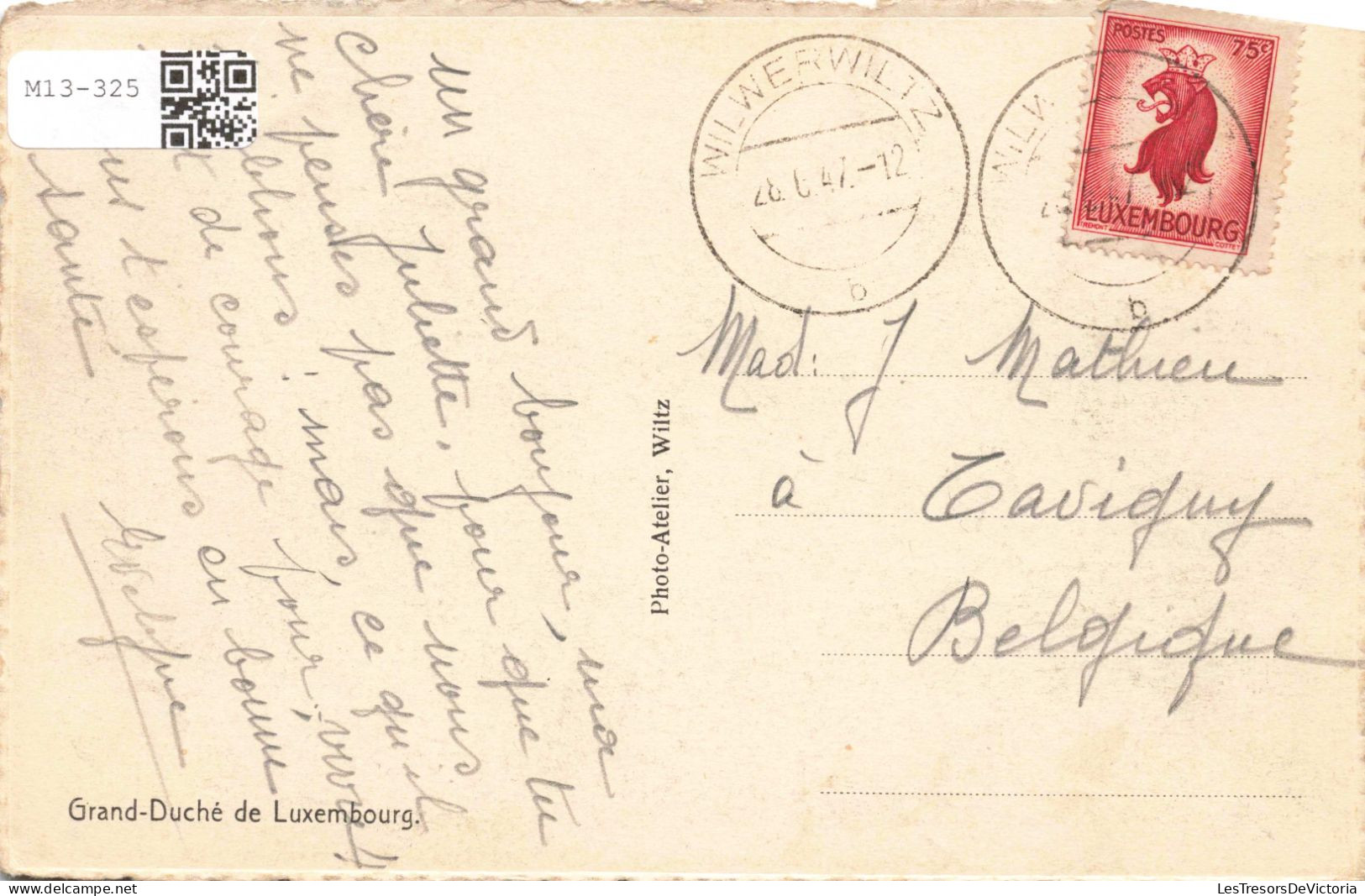 LUXEMBOURG - Wiltz - Ville Haute - Carte Postale Ancienne - Wiltz