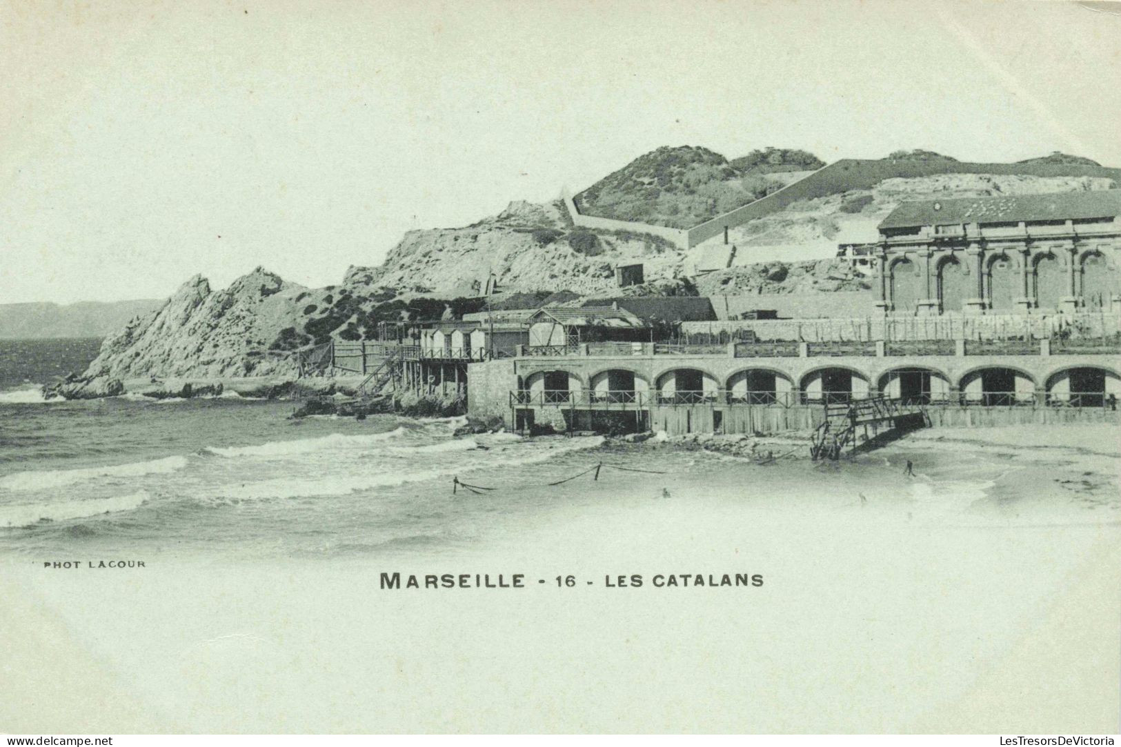 FRANCE - Marseille - Les Catalans - Carte Postale Ancienne - Castellane, Prado, Menpenti, Rouet