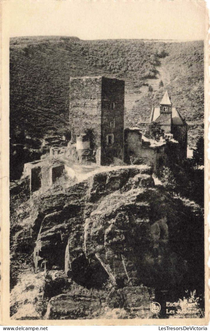 PHOTOGRAPHIE - Ruines D'un Château - Carte Postale Ancienne - Photographie