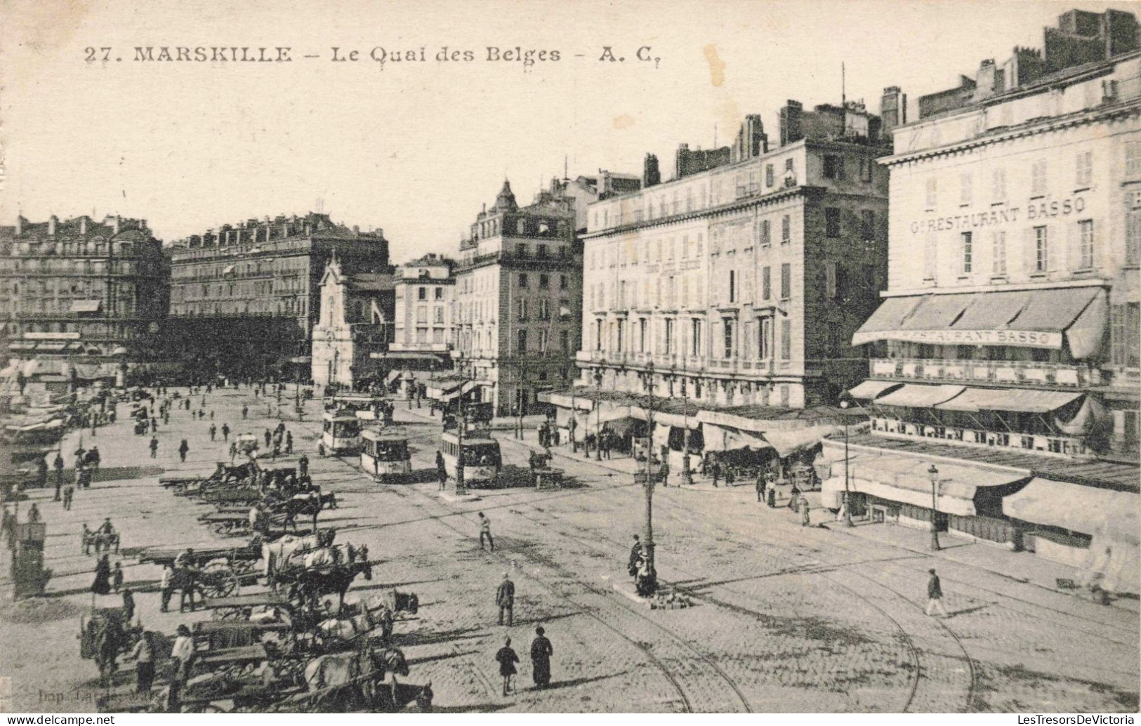 FRANCE - Marseille - Quai Des Belges - AC - Animé - Carte Postale Ancienne - Ohne Zuordnung