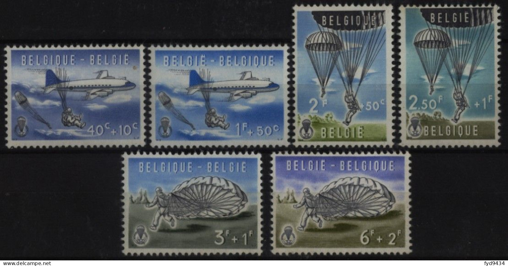 Du N° 1133 Au N° 1138 De Belgique - X X - ( E 256 ) - Paracadutismo