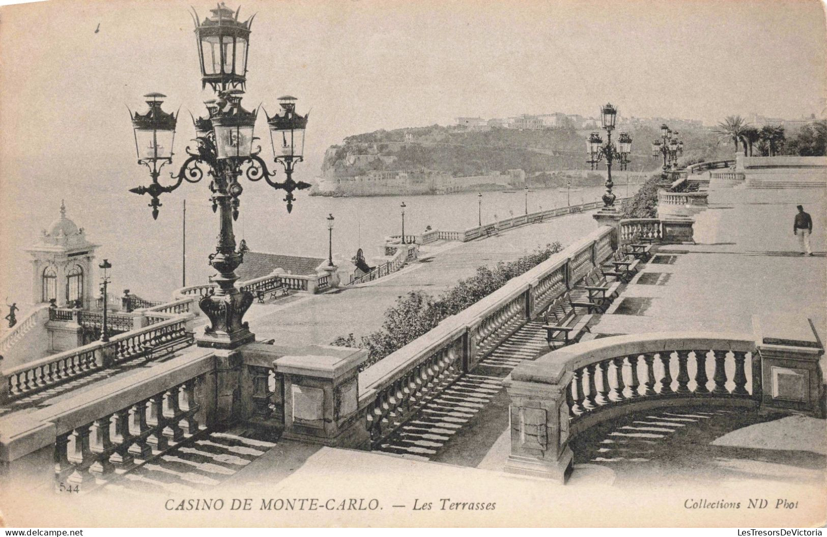 MONACO - Casino De Monte Carlo - Les Terrasses - Carte Postale Ancienne - Monte-Carlo