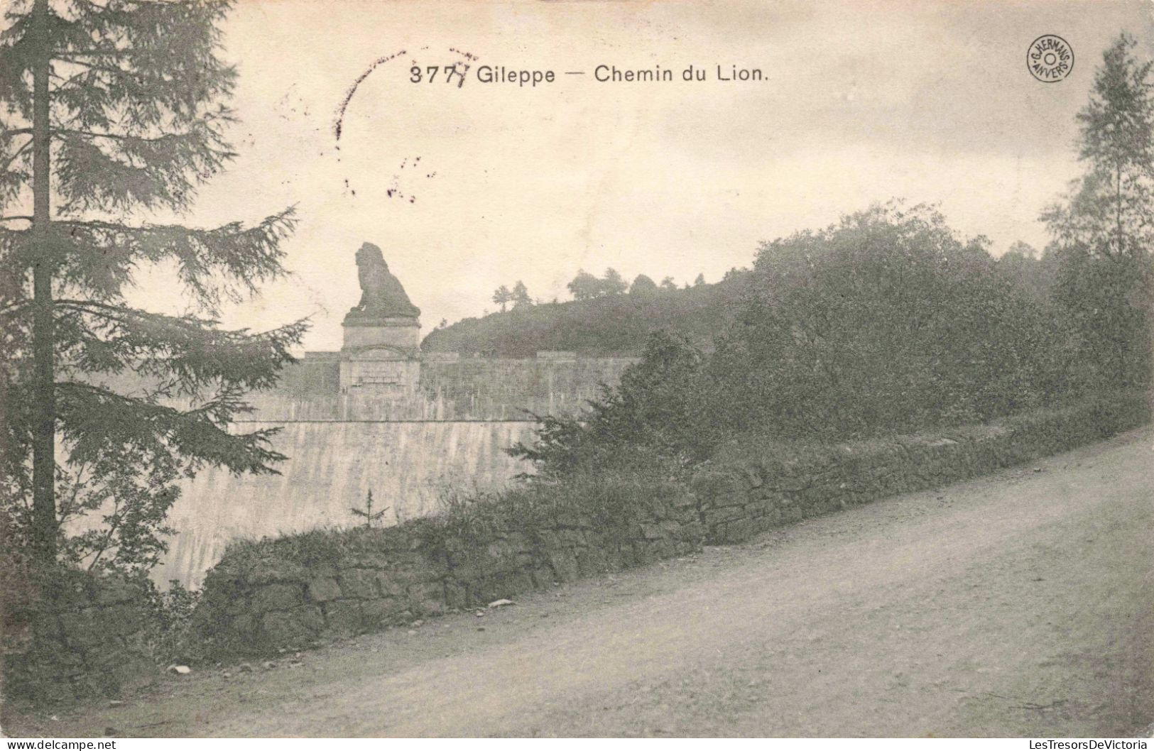 BELGIQUE - Gileppe - Chemin De Lion - Carte Postale Ancienne - Gileppe (Barrage)