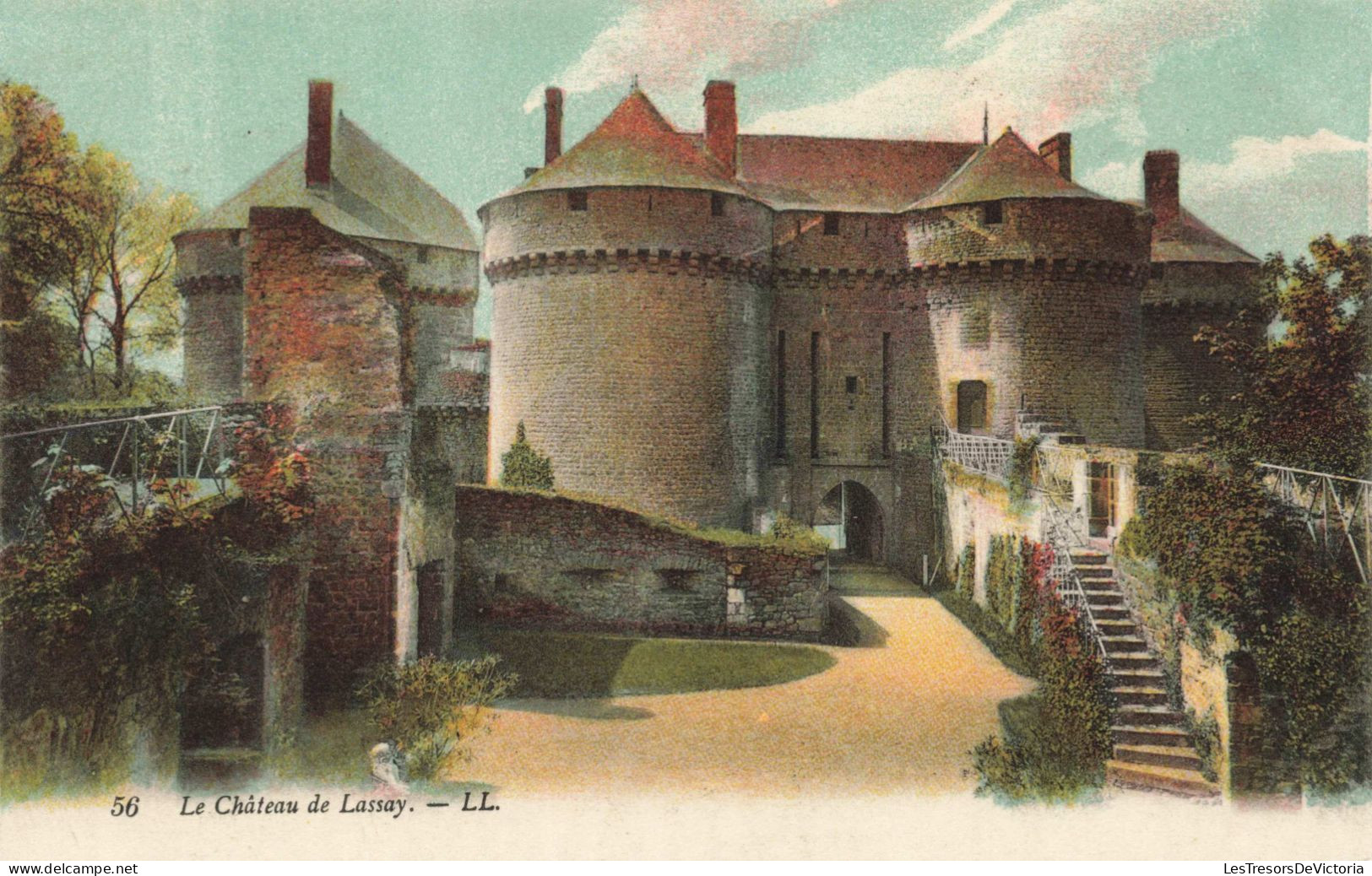 FRANCE - Le Château De Lassay - Colorisé - Carte Postale Ancienne - Lassay Les Chateaux