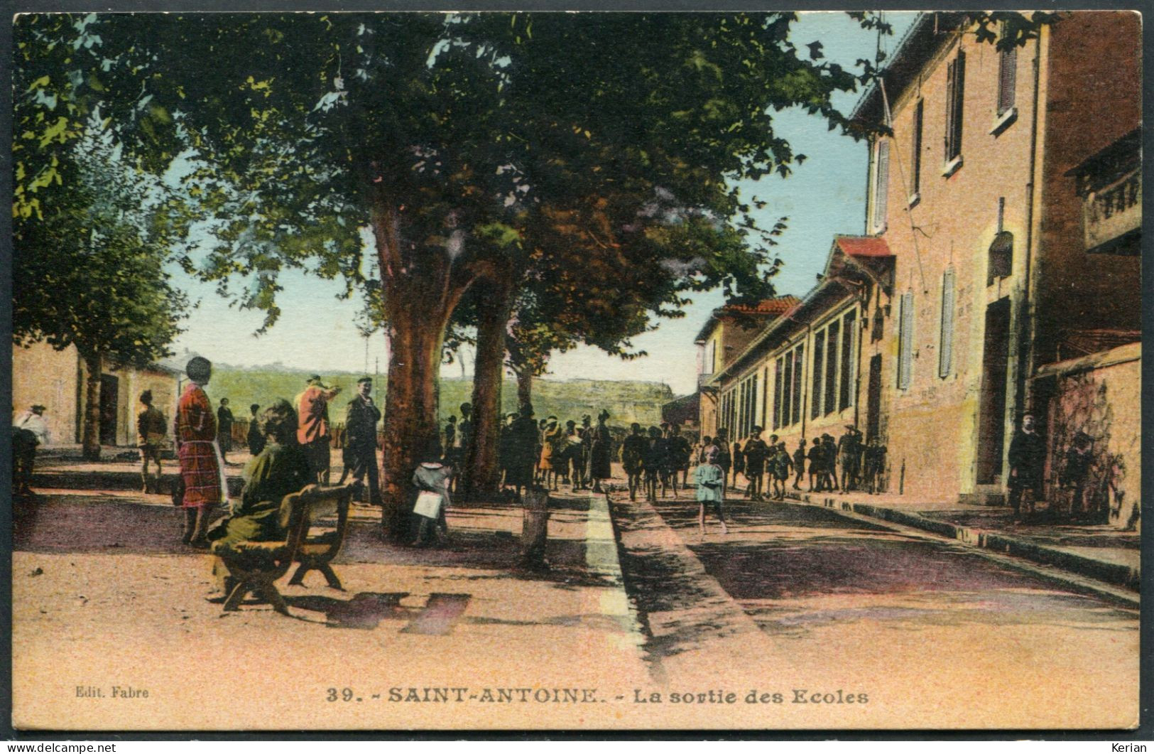 Saint-Antoine - La Sortie Des Ecoles - N°39 Edit. Fabre - Voir 2 Scans Larges & Descriptif - Quartiers Nord, Le Merlan, Saint Antoine