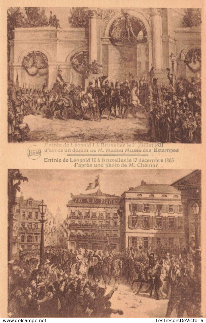 BELGIQUE - Bruxelles - Entrée De Léopold II à Bruxelles Le 17 Décembre 1865 - Animé - Carte Postale Ancienne - Expositions Universelles