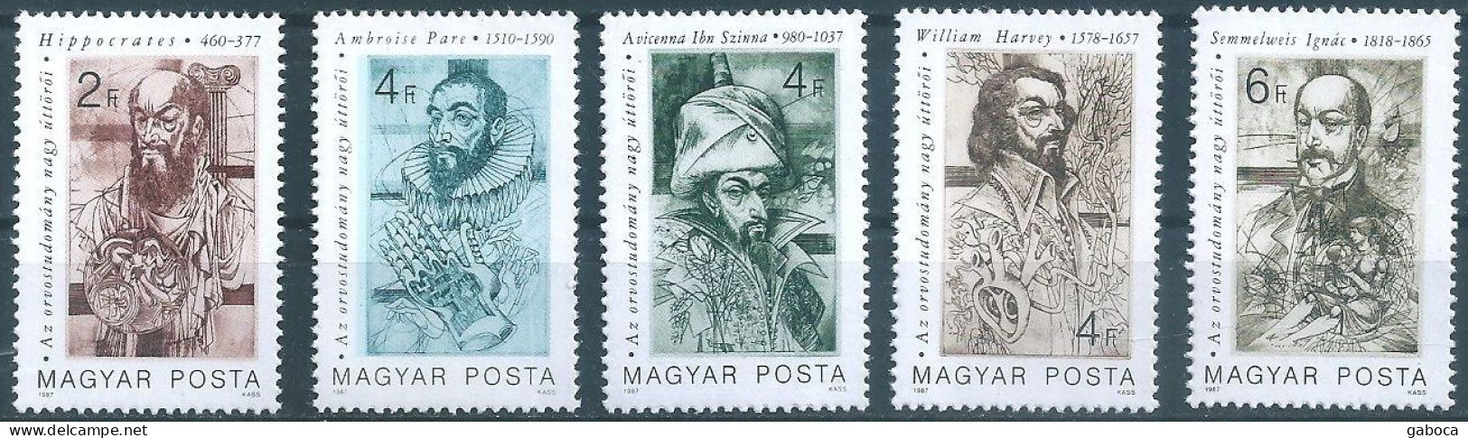 C4798 Hungary Science Medicine Physician Explorer Health MNH 3xSet Lot#587 - Médecine