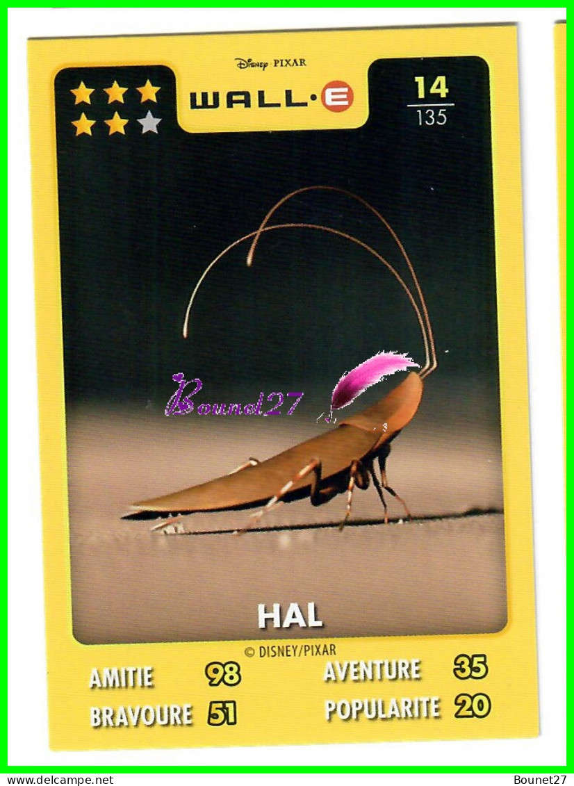 Carte Auchan Disney Pixar 2015 - WALL E - N°14 HAL - Disney