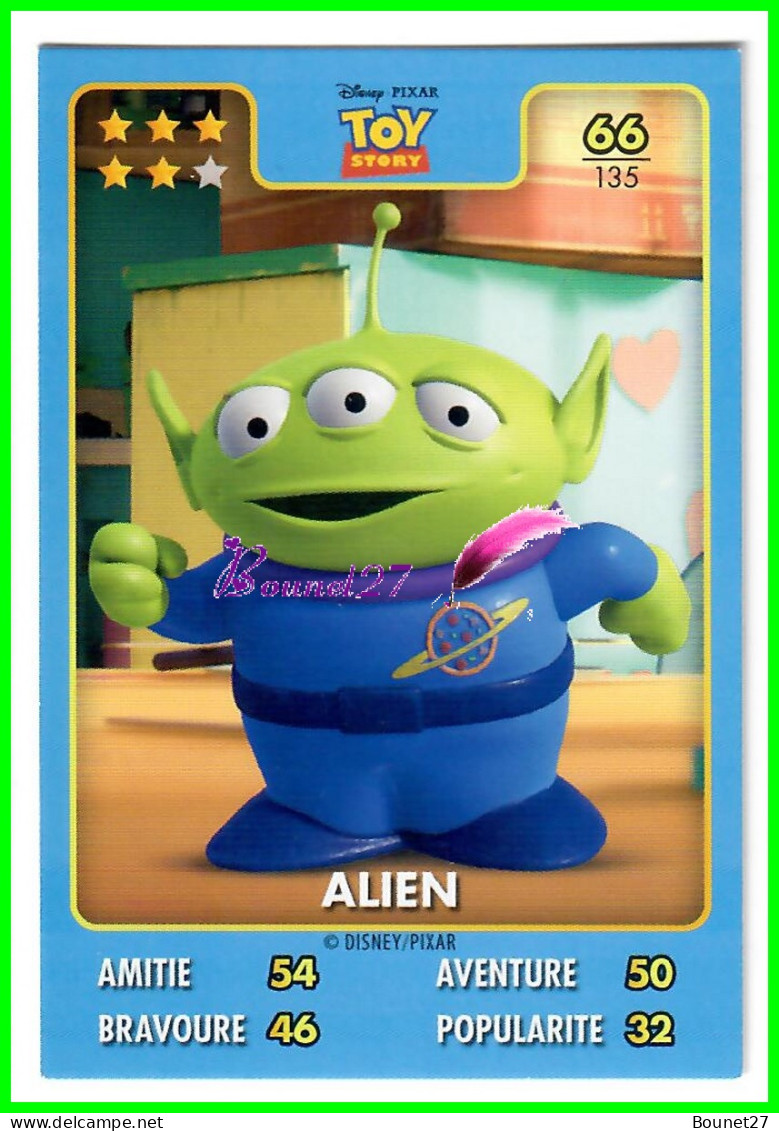 Carte Auchan Disney Pixar 2015 - TOY STORY - N°66 ALIEN - Disney