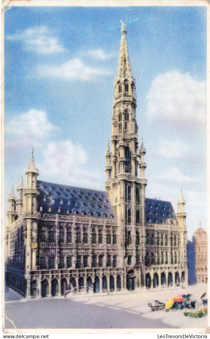 BELGIQUE - Bruxelles - Hôtel De Ville - Colorisé - Carte Postale Ancienne - Organismos Internacionales