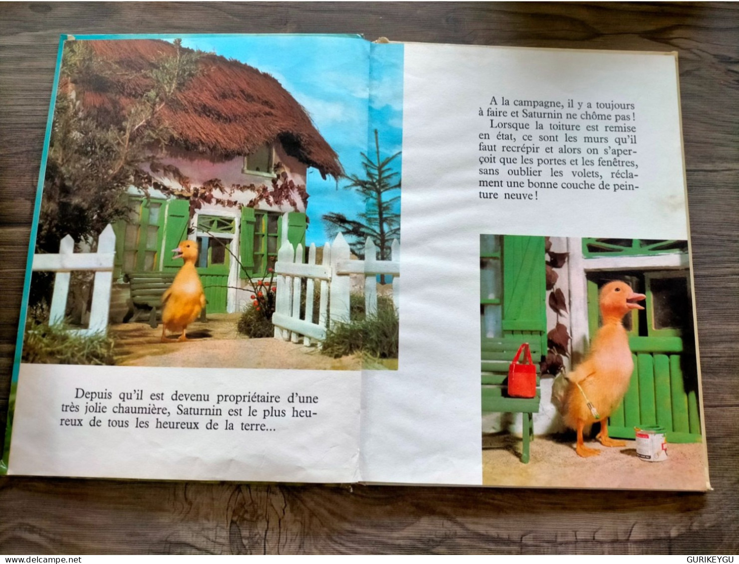 SATURNIN Fait Du Camping JEAN TOURANE  ORTF N° 28 En EO De 1966 Deux Coqs D'or  Livre Cartonnée - Spirou Et Fantasio