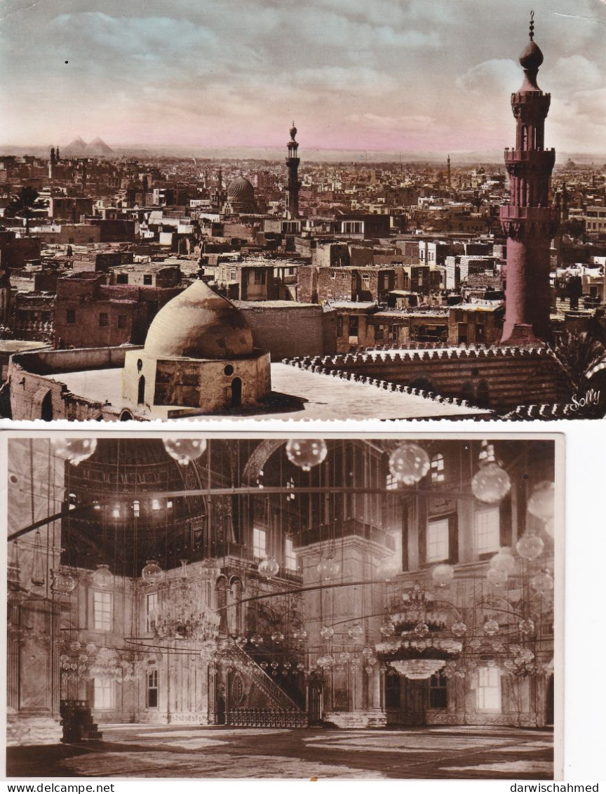 ÄGYPTEN - EGYPT- DYNAS - ÄGYPTOLOGIE- MOHAMED ALY MOUSCHEE - POST CARD- TO SWIZERLAND - Sphinx