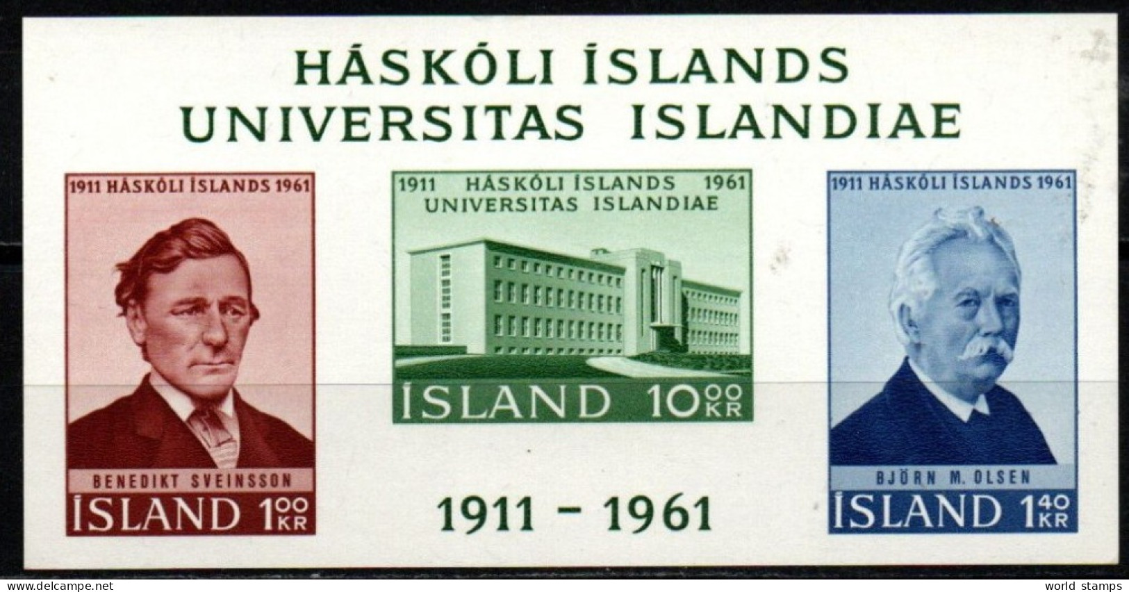 ISLANDE 1961 ** - Hojas Y Bloques