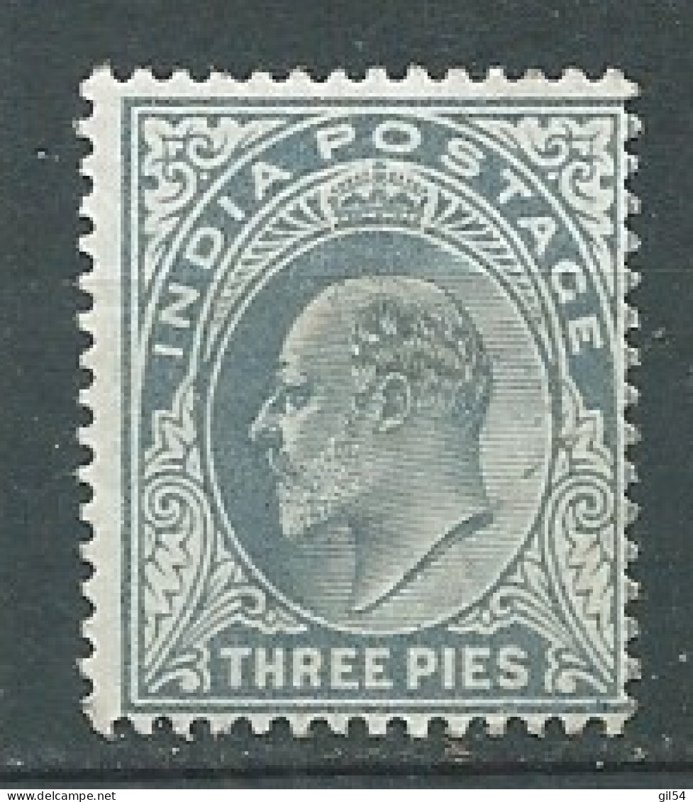 Inde Anglaise    - Yvert N° 57 *   - Ae 233 37 - 1902-11 Roi Edouard VII