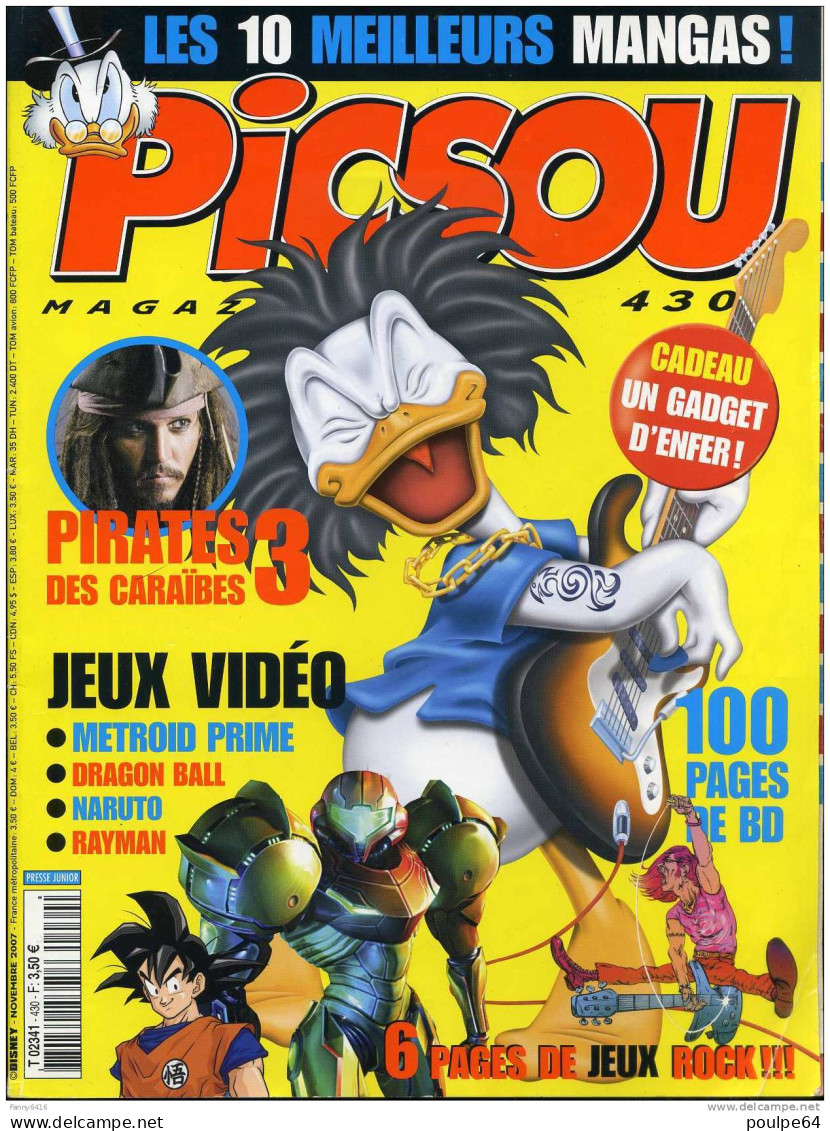 Revue - Magazine Picsou N°430 - Éditions Disney Hachette Presse S.N.C. - 150 Pages - Picsou Magazine