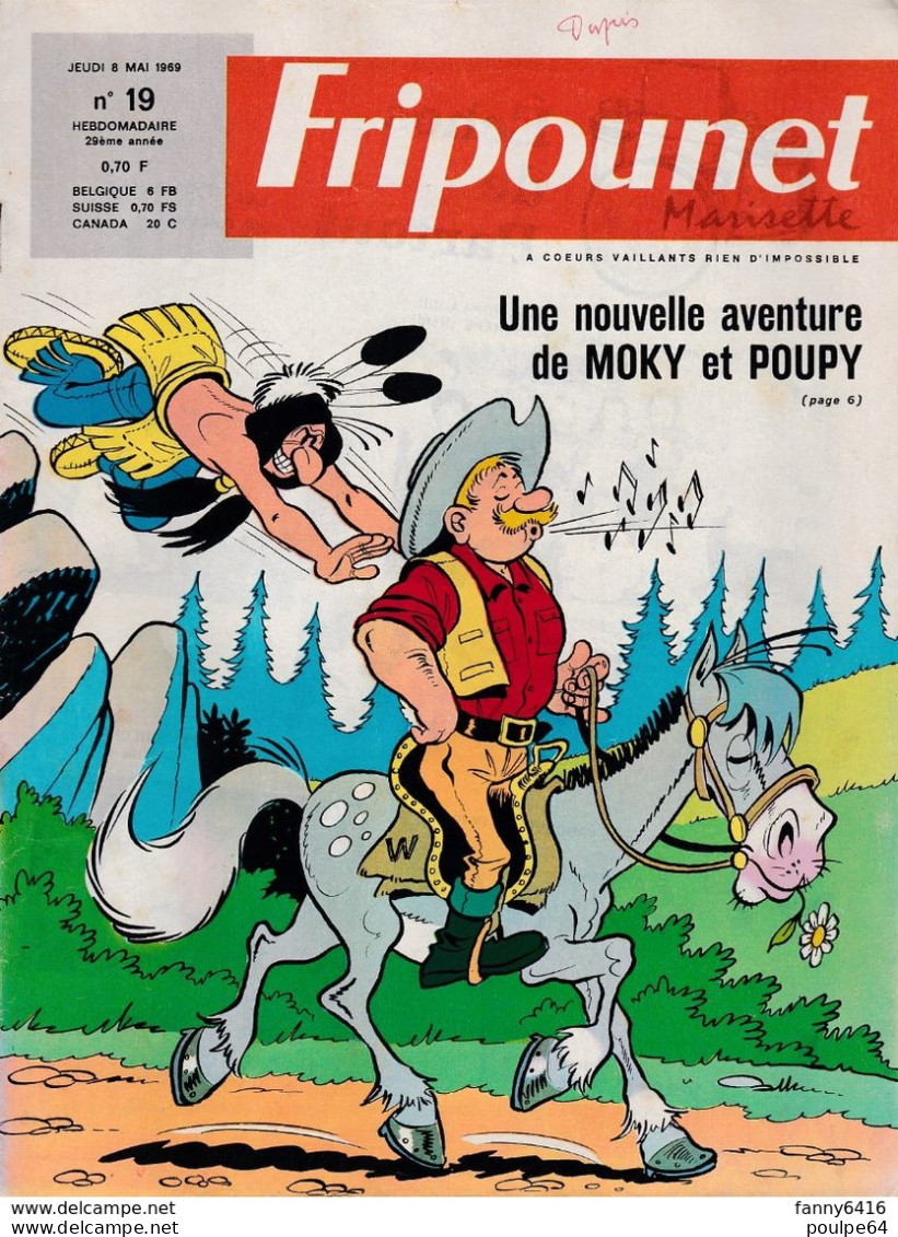 Fripounet - N°19 - Année 1969 - Fripounet