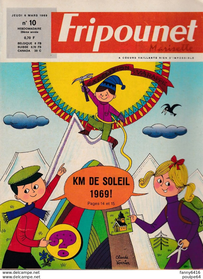 Fripounet - N°10 - Année 1969 - Fripounet