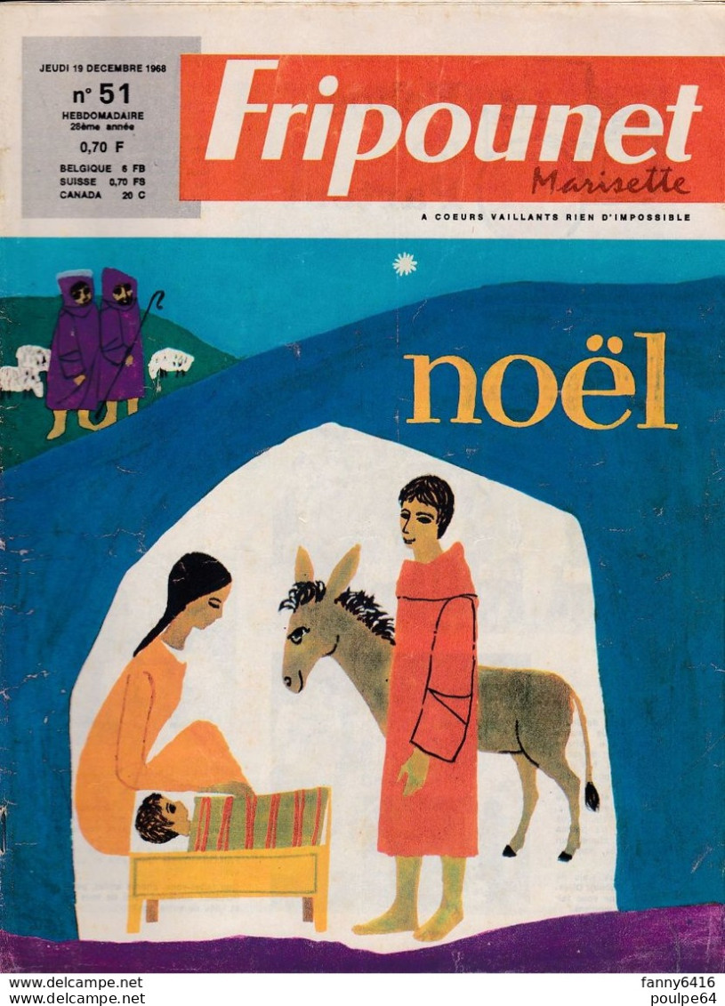 Fripounet - N°51 - Année 1968 - Fripounet