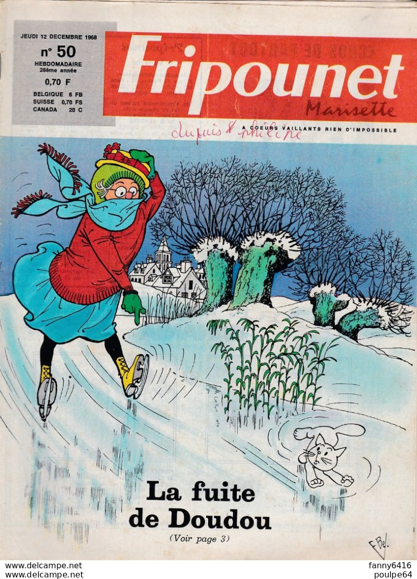Fripounet - N°50 - Année 1968 - Fripounet