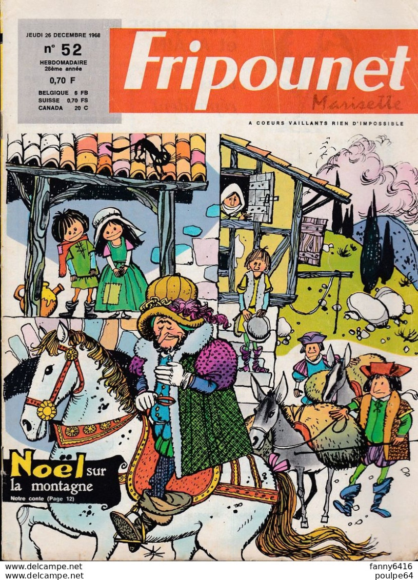 Fripounet - N°52 - Année 1968 - Fripounet