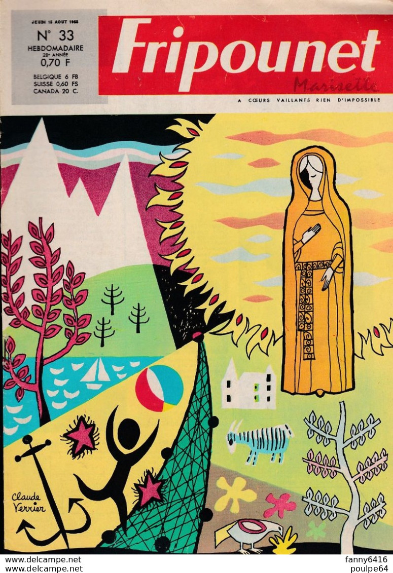 Fripounet - N°33 - Année 1968 - Fripounet