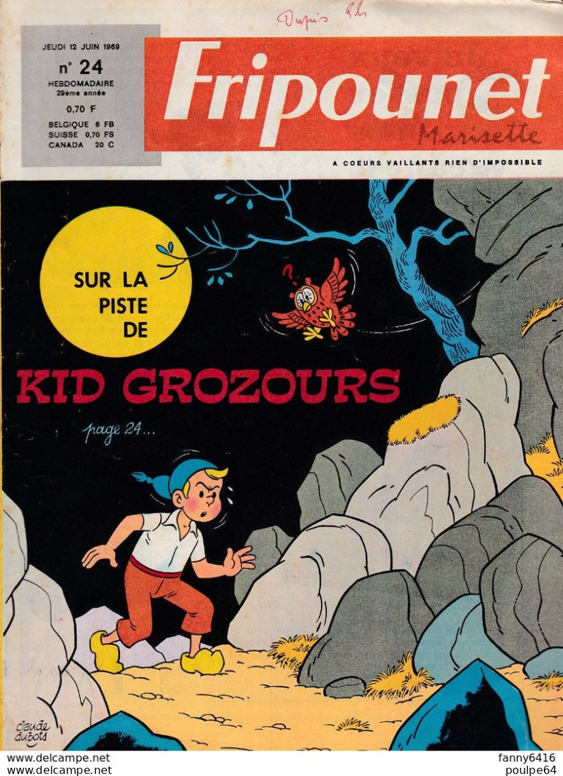 Fripounet - N°24 - Année 1969 - Fripounet