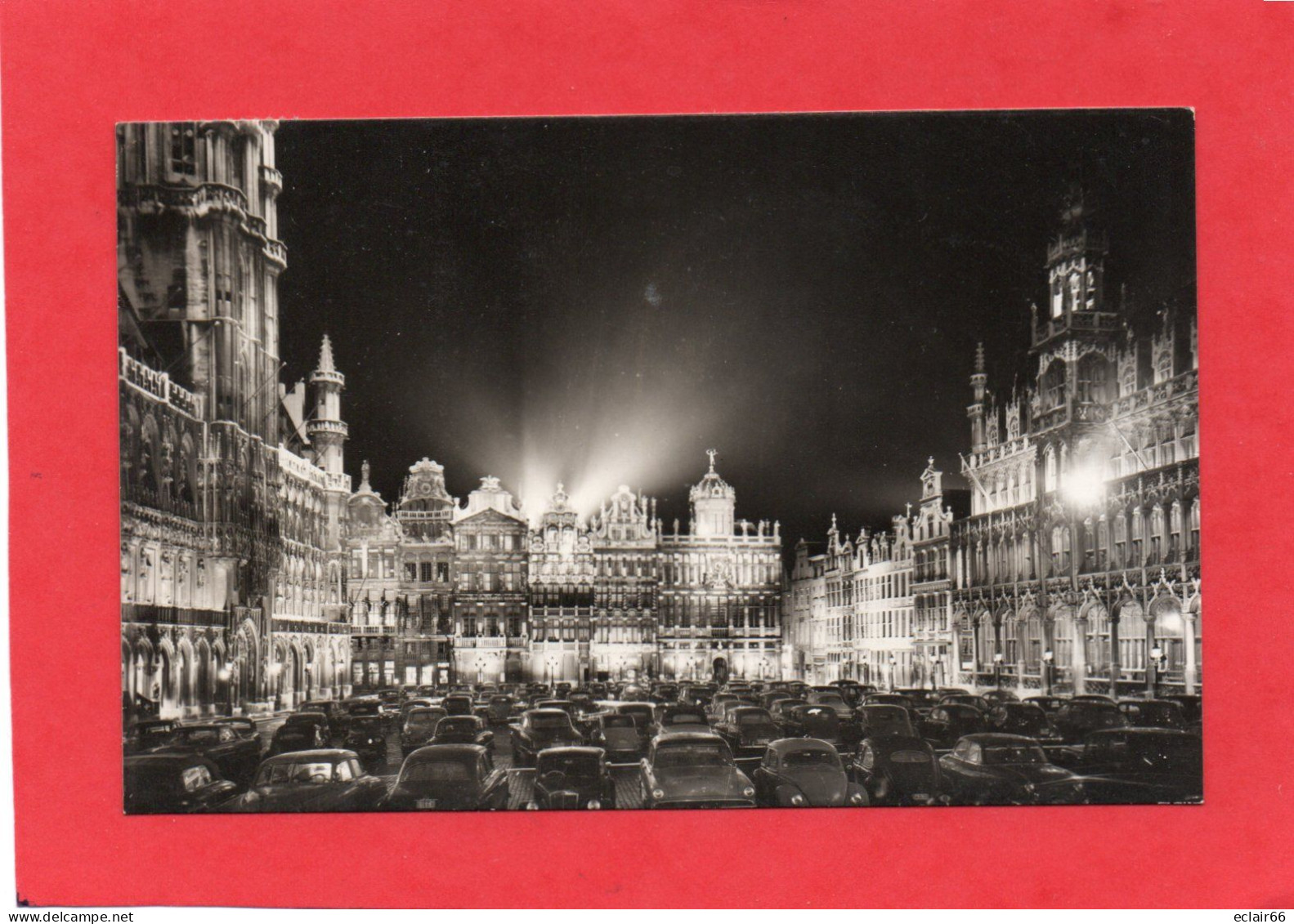 BRUXELLES Grand Place La Nuit CPSM  PFormat Année 1965  Edit Fotoprim  N° 41 - Brussel Bij Nacht