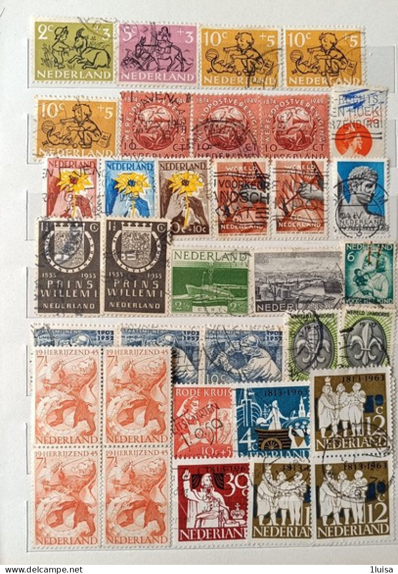 OLANDA Grossa Collezione Di Francobolli Nuovi Ed Usati N. 870 - Collections