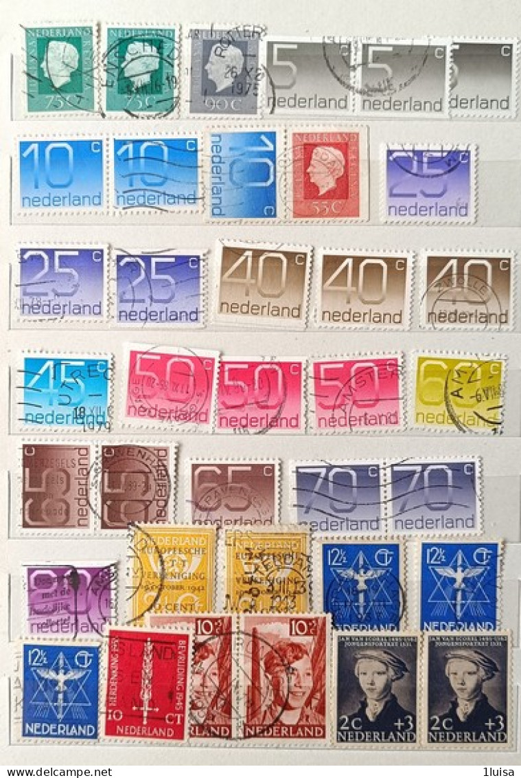 OLANDA grossa collezione di francobolli nuovi ed usati N. 870