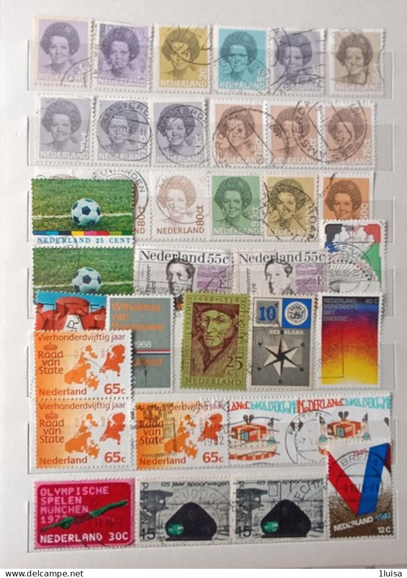 OLANDA grossa collezione di francobolli nuovi ed usati N. 870