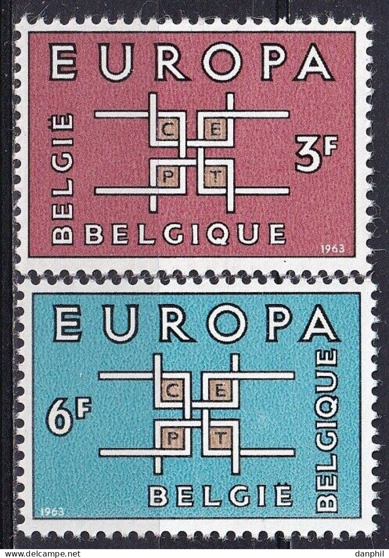 Belgium 1963 Europa CEPT (**)  Mi 1320-21; Y&T 1260-61 - 1963