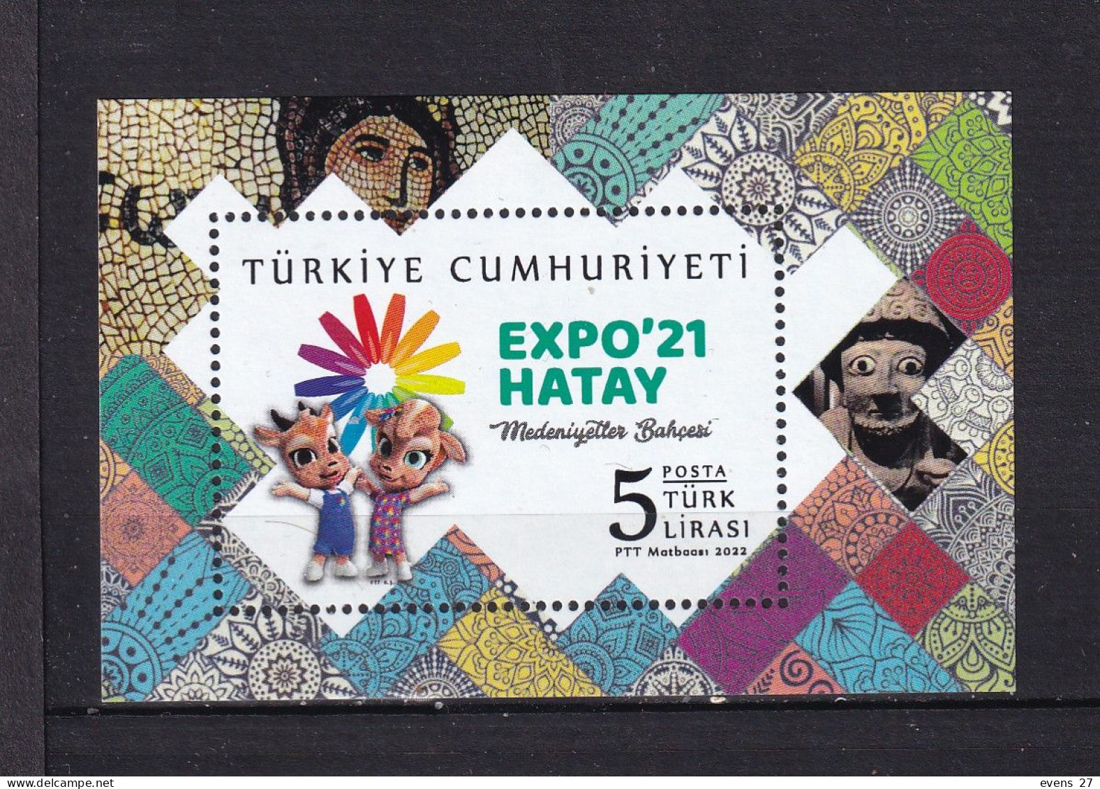 TURKEY-2022-EXPO 21 HATAY-MNH - Nuevos