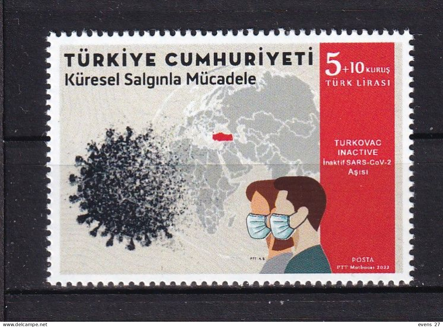 TURKEY-2022-VIUS CAMPAIGN-MNH - Nuevos